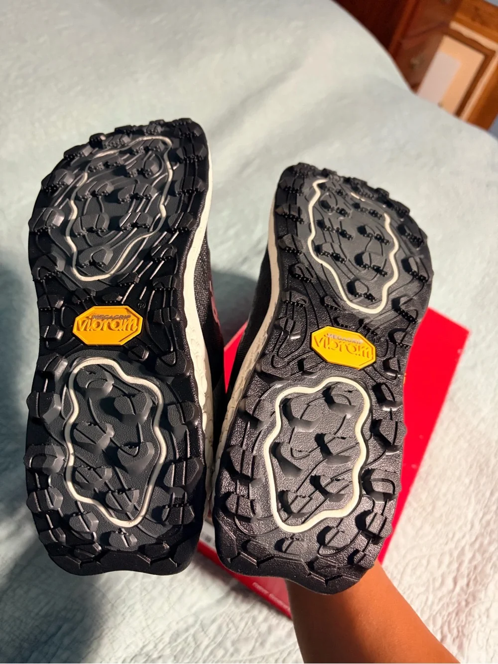 New Balance Black and White Athletic Shoes - Picture 3 of 3